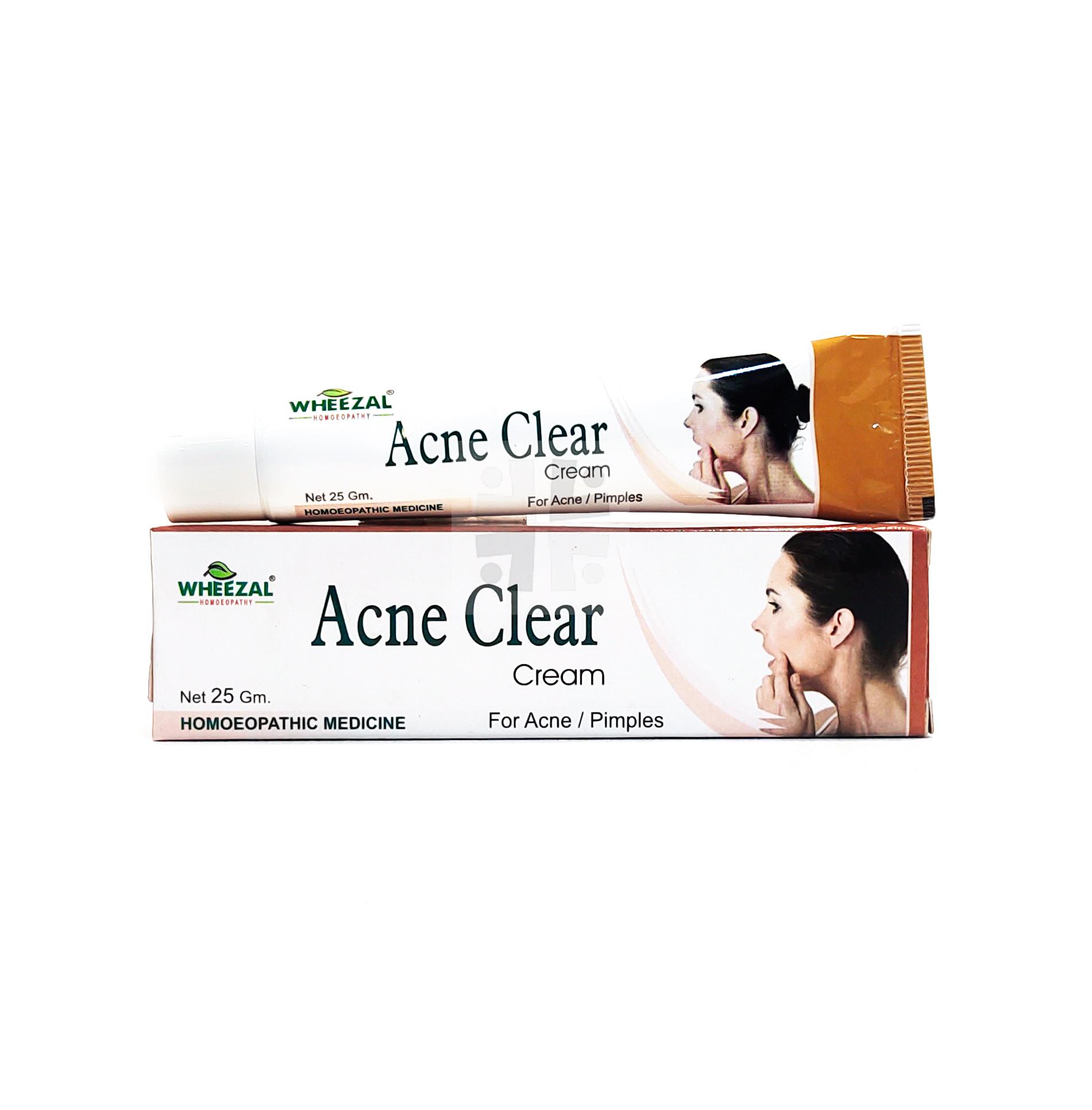 Wheezal Acne Clear Cream 25gm