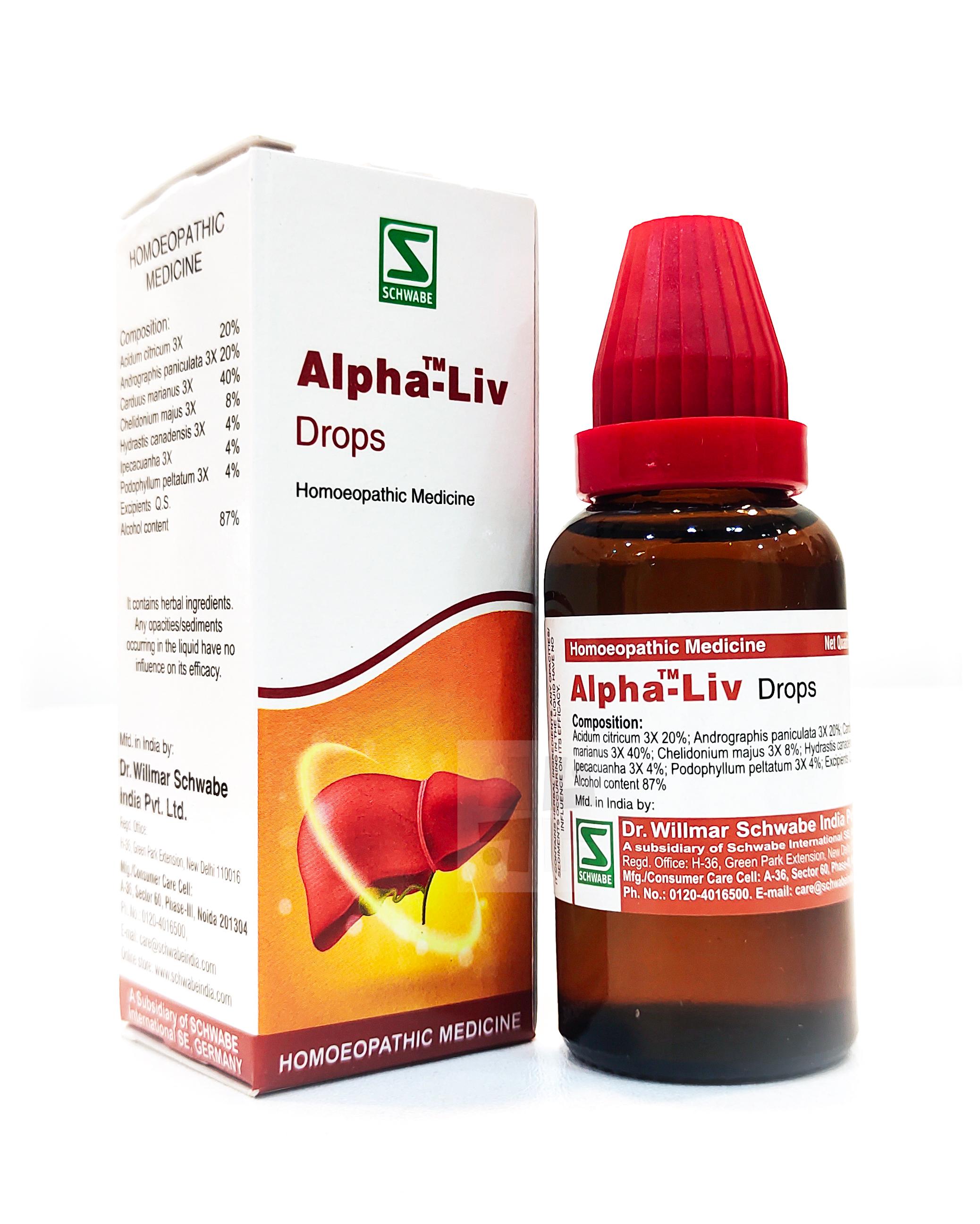 Schwabe India Alpha Liv Drops 30ml
