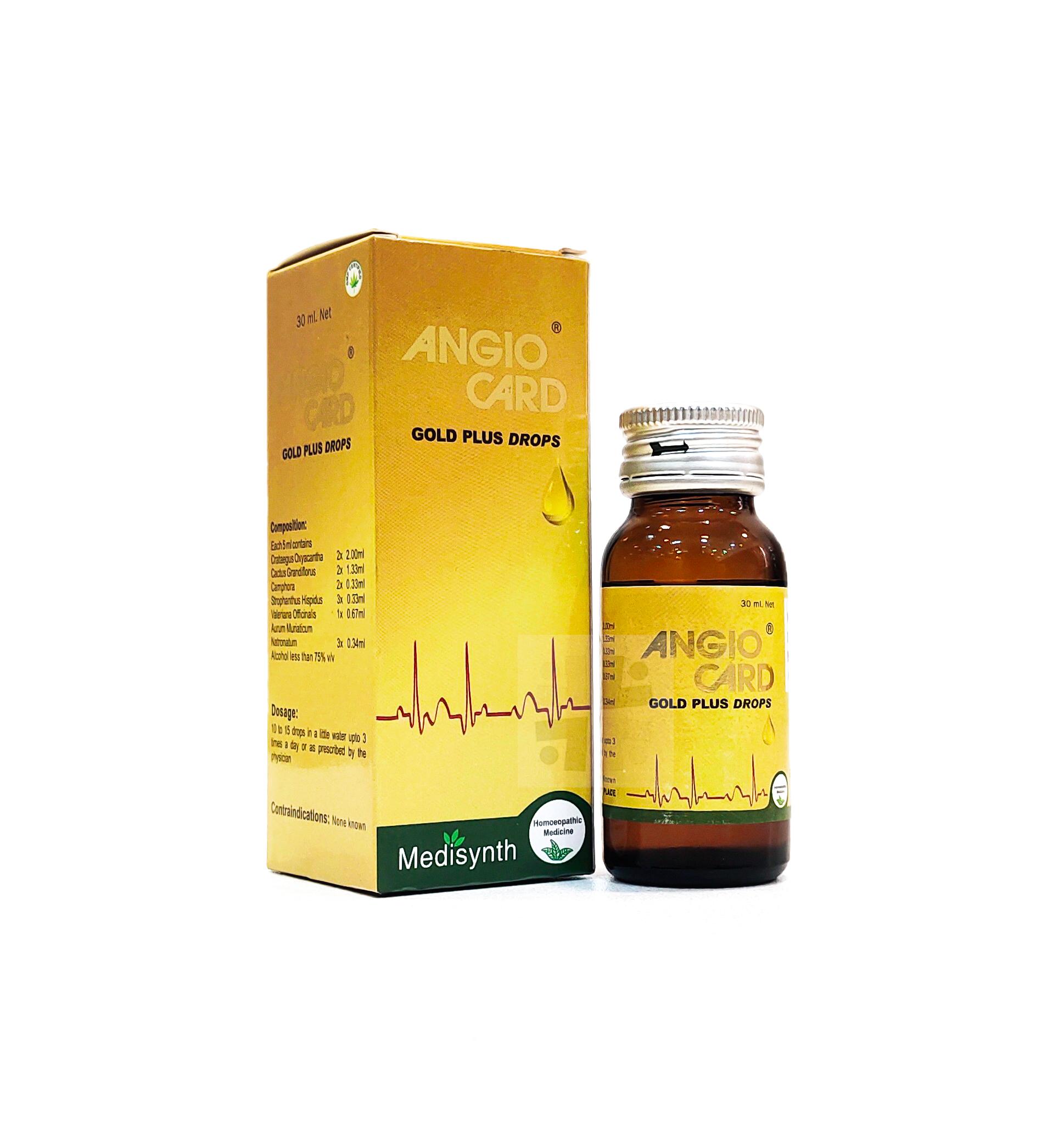 Medisynth Angio Card Gold Plus Drops 30ml