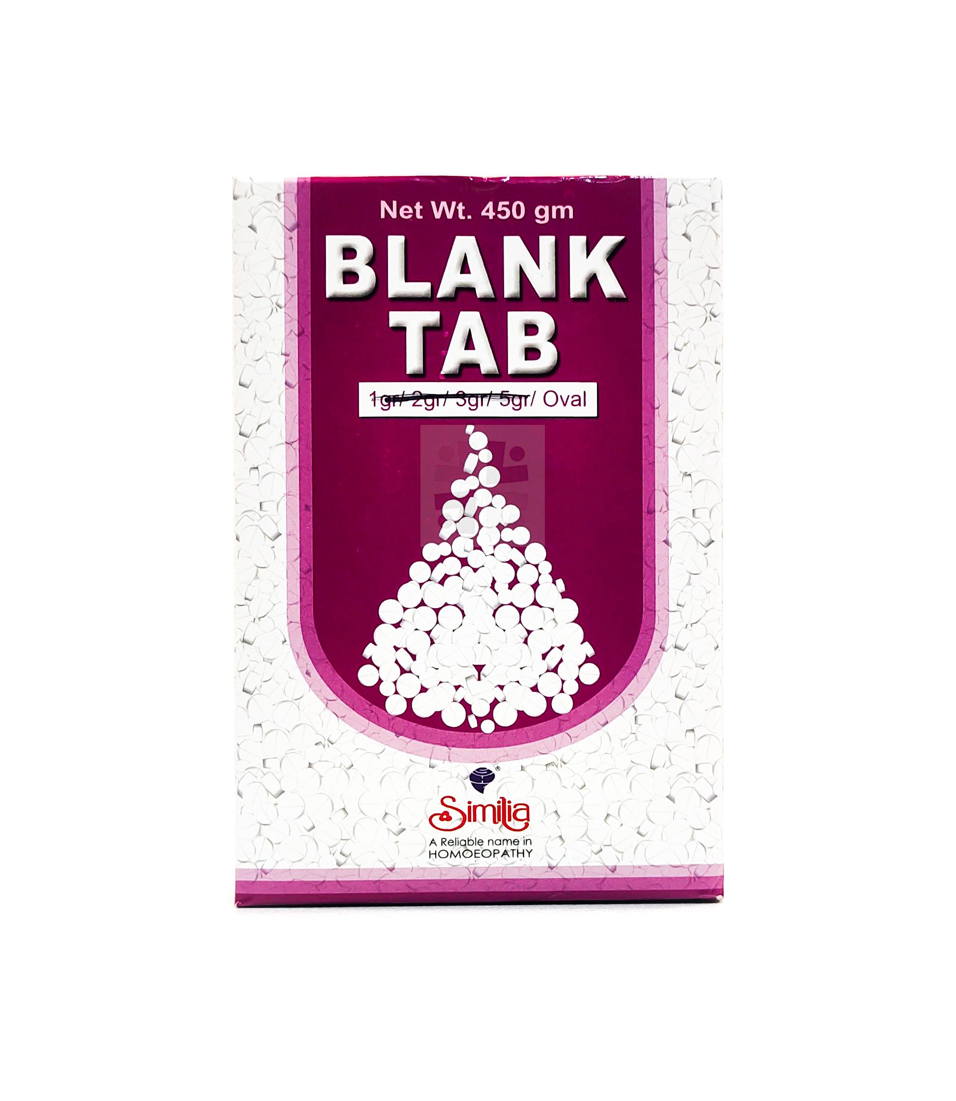 Similia Blank Tab Oval 450gm