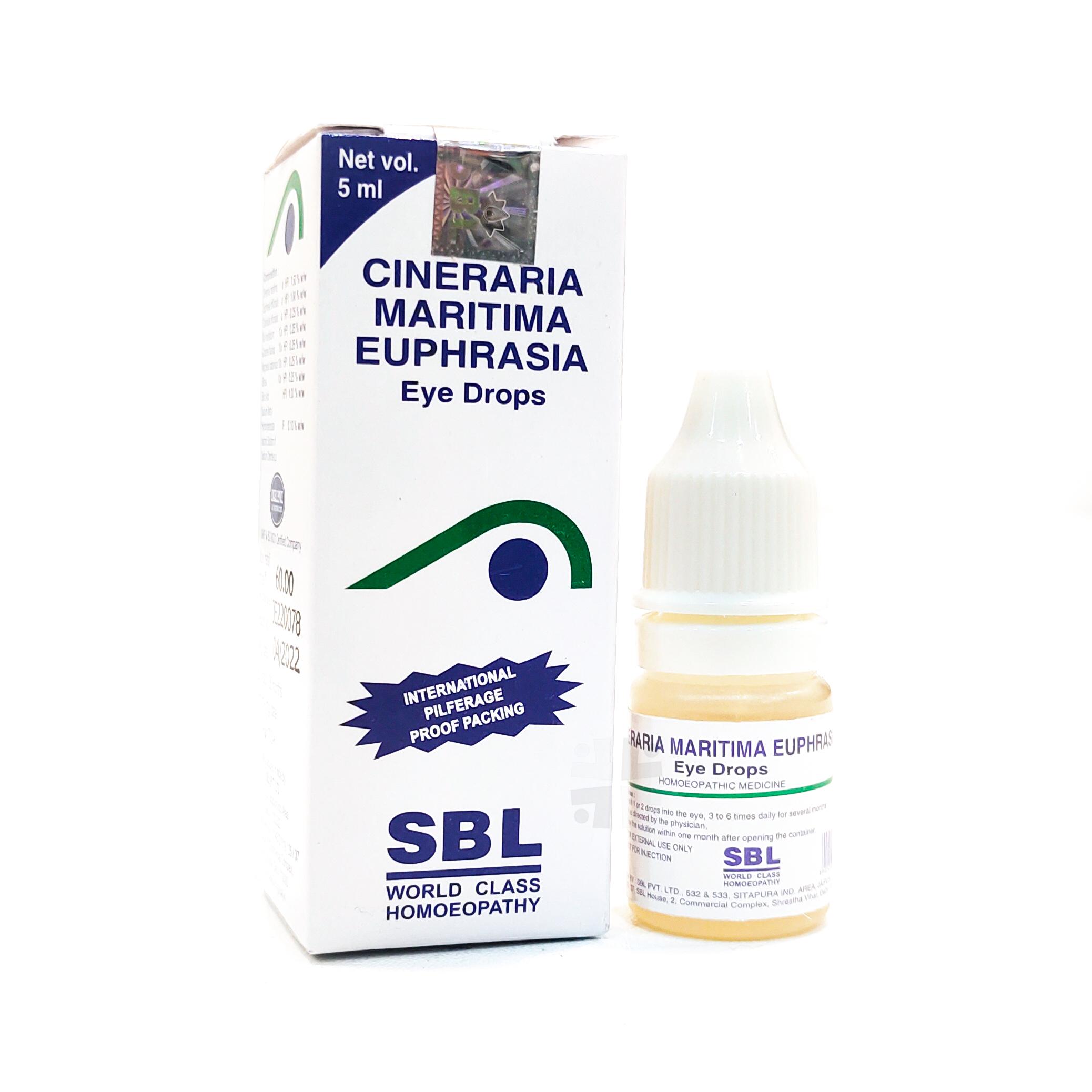 SBL Cineraria Maritima Euphrasia Eye Drops 5ml