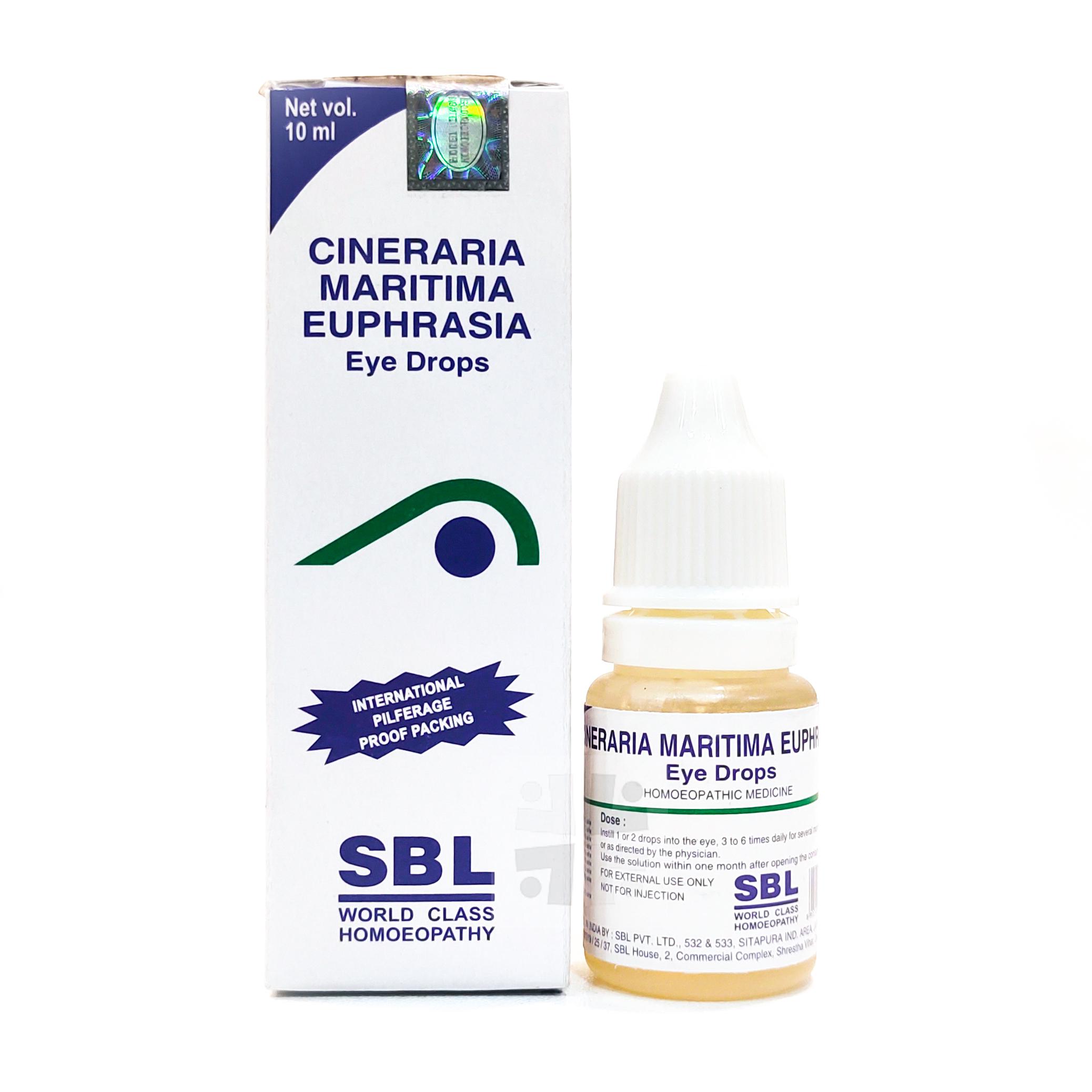 SBL Cineraria Maritima Euphrasia Eye Drops 10ml