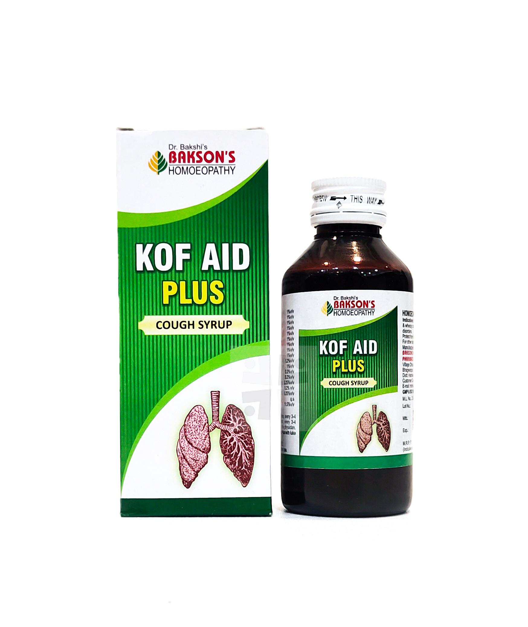 Bakson Kof Aid Plus Cough Syrup 115ml