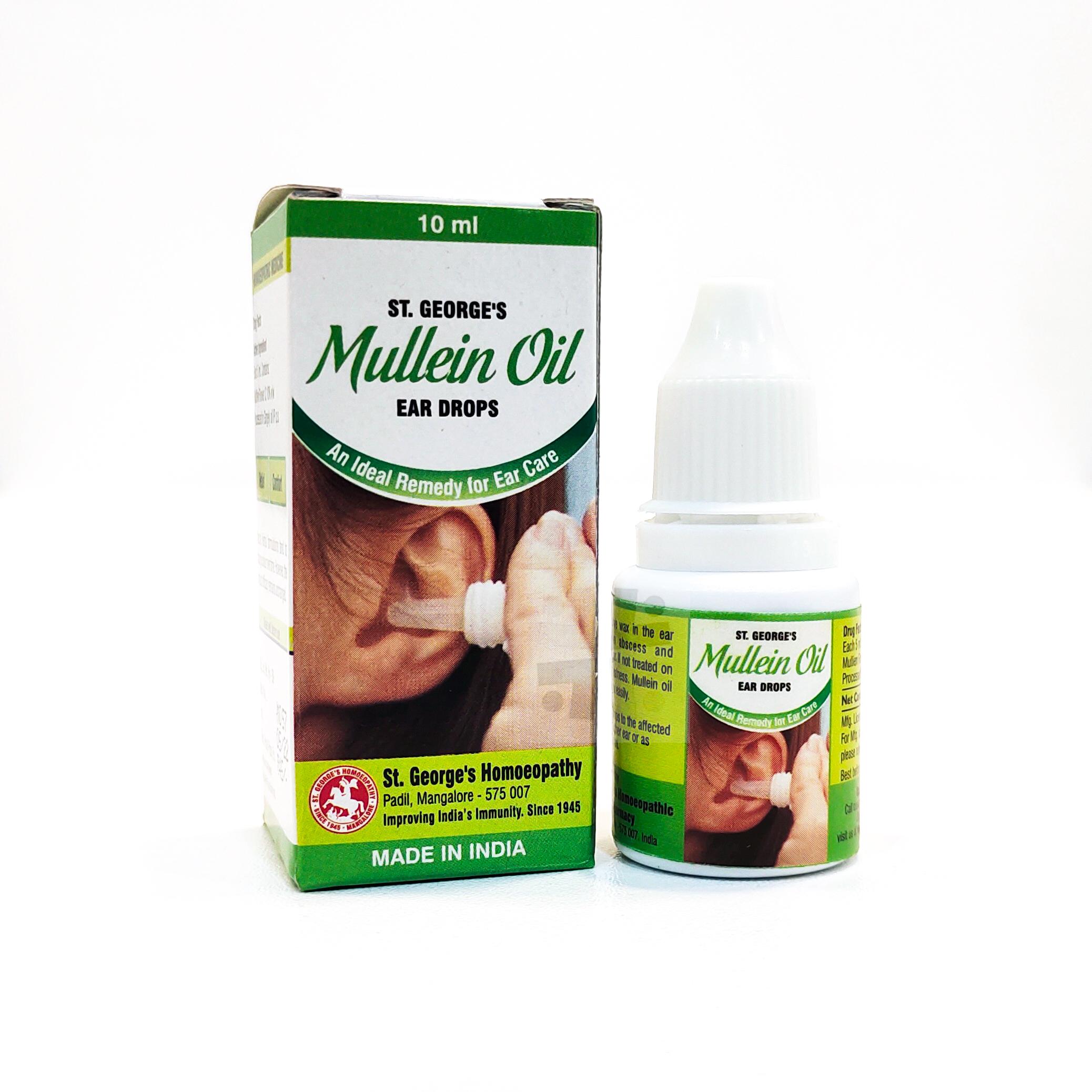 St George Mullein Oil Ear Drops 10ml