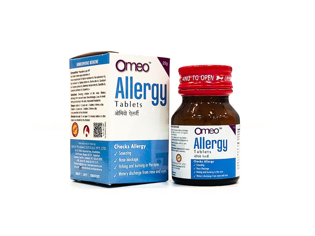 Bjain Omeo Allergy Tab 25gm