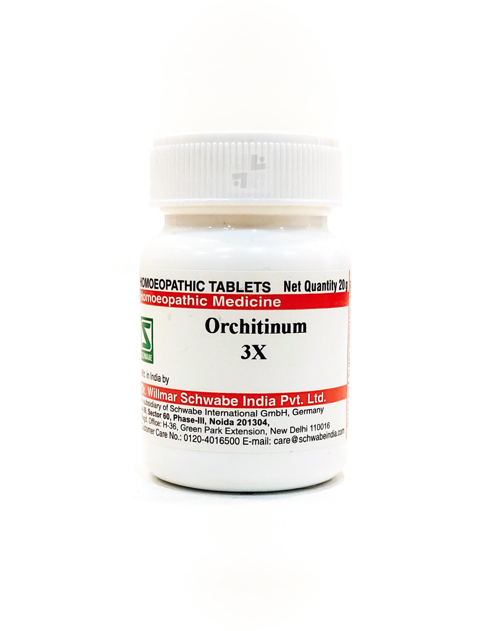 Schwabe India Orchitinum 3X 20gm