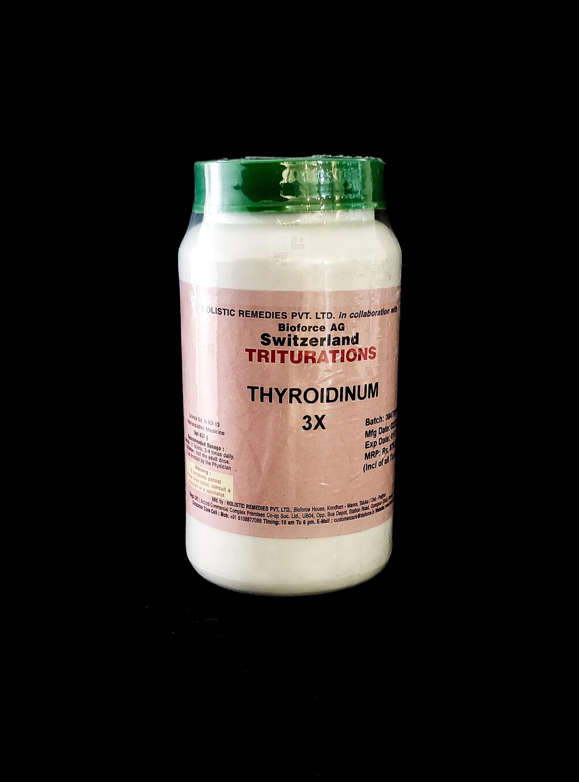 Bioforce Thyroidinum 3X Tab 450gm