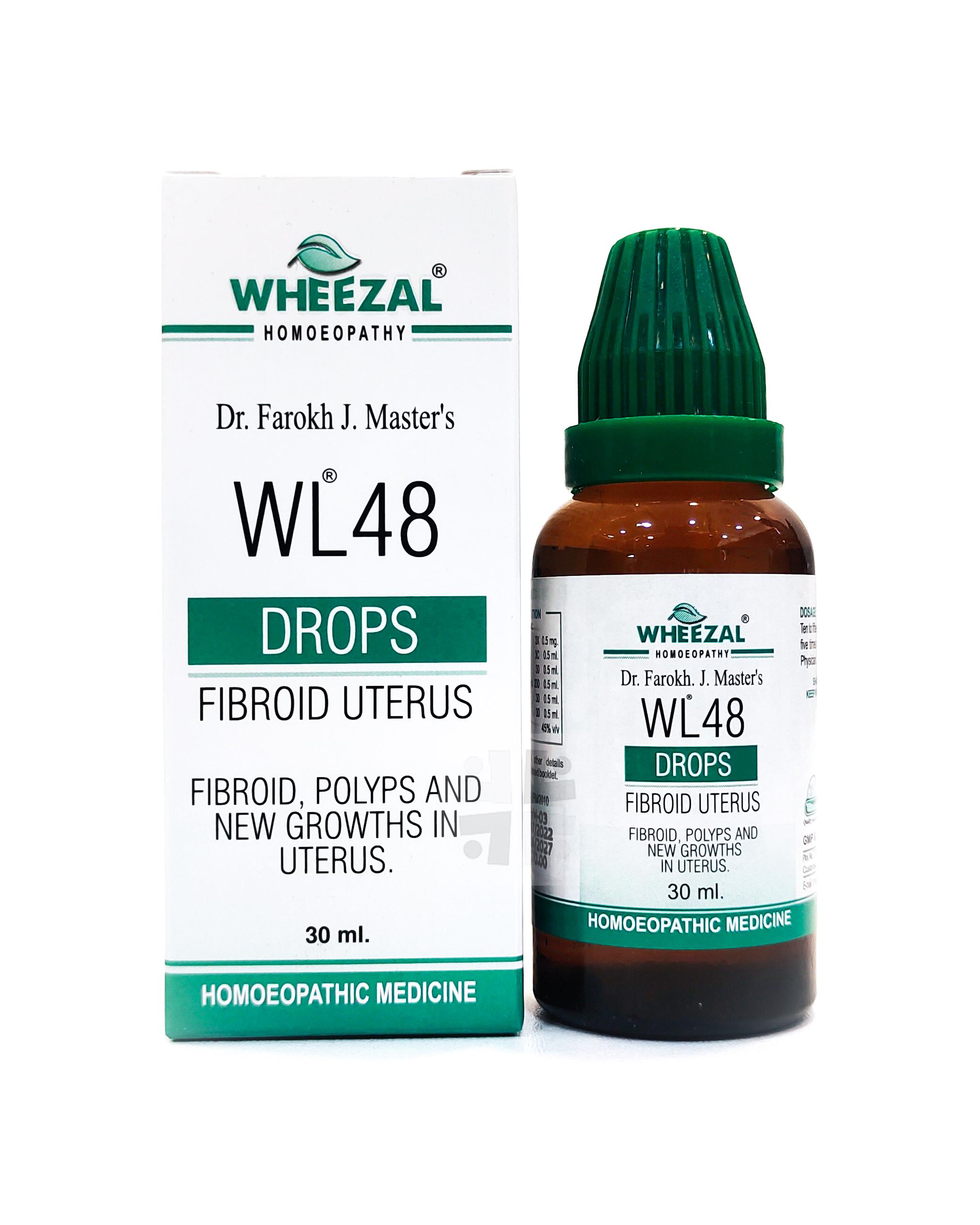 Wheezal WL48 Fibroid Uterus Drops 30ml