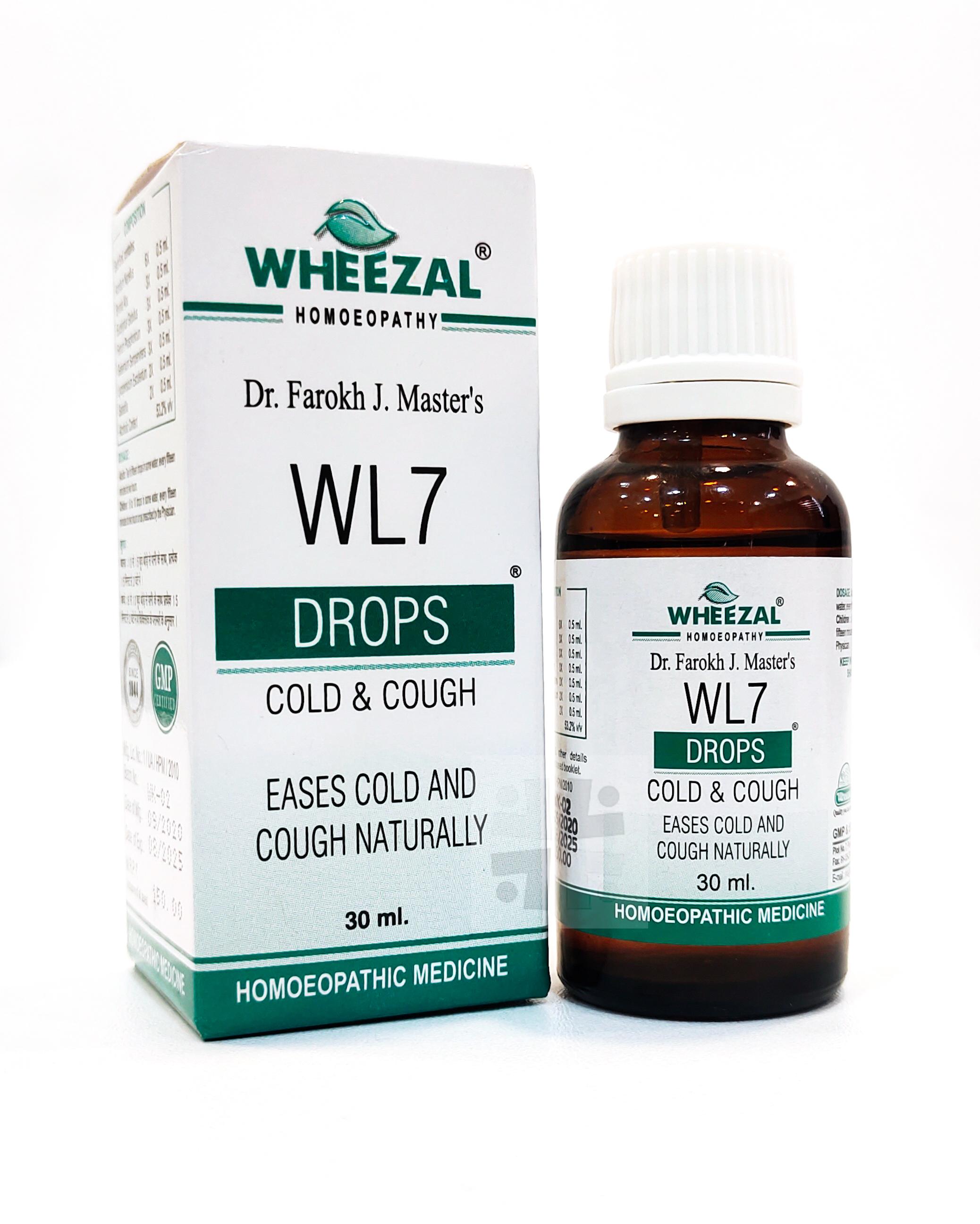 Wheezal WL 7 Cold & Cough Drops 30ml