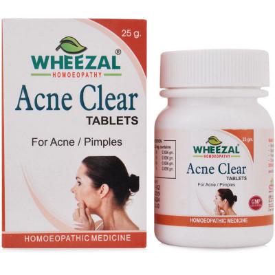 Wheezal Acne Clear Tablets 25 gm